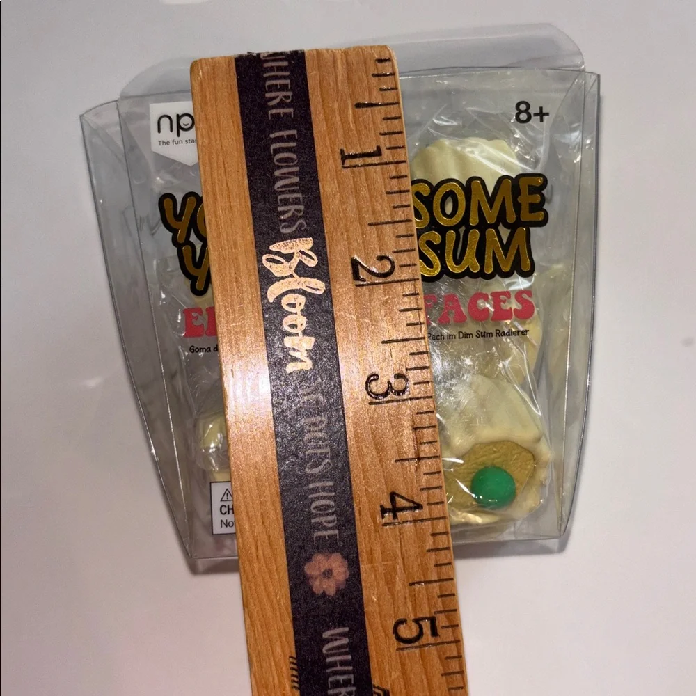 You Win Some You Dim Sum Novelty Erasers White Dumpling Set Dim Sum Erasers